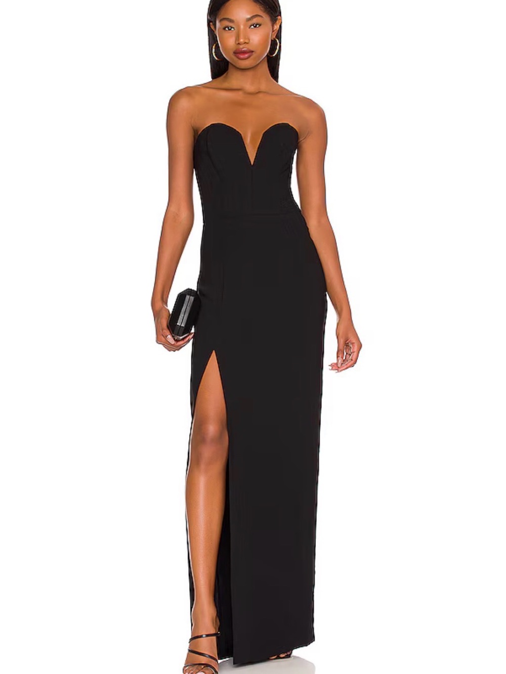 Amanda Uprichard Cheri Gown in Black